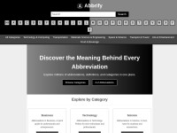 Desktop screenshot for abbrify.com