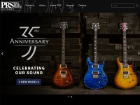 Desktop screenshot for prsguitars.com