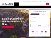 Desktop screenshot for ozk.com