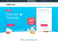 Desktop screenshot for balticom.lv