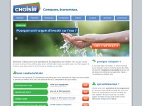 Desktop screenshot for choisir.com