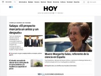 Desktop screenshot for hoy.es