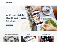 Desktop screenshot for azumio.com