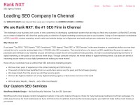 Desktop screenshot for ranknxt.com