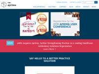 Desktop screenshot for aprima.com