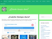 Desktop screenshot for cuantotiempodura.com