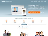 Desktop screenshot for sitepal.com