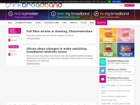 Desktop screenshot for thinkbroadband.com