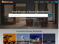 Desktop screenshot for sublet.com