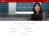 Desktop screenshot for rocketlawyer.com