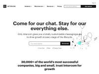 Desktop screenshot for intercom.io