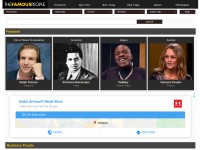 Desktop screenshot for thefamouspeople.com