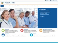 Desktop screenshot for ultalabtests.com