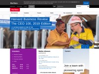 Desktop screenshot for riotinto.com
