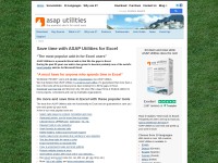 Desktop screenshot for asap-utilities.com