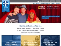 Desktop screenshot for mentalhealthfirstaid.org
