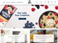 Desktop screenshot for quakeroats.com