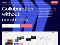 Desktop screenshot for miro.com