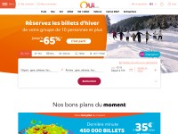 Desktop screenshot for voyages-sncf.com