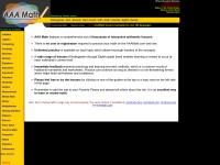 Desktop screenshot for aaamath.com