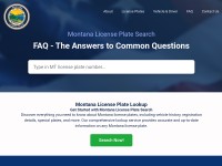 Desktop screenshot for montanalicenseplates.com