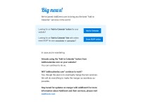 Desktop screenshot for addtocalendar.com