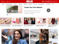 Desktop screenshot for hellomagazine.com