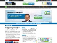 Desktop screenshot for moneycontrol.com