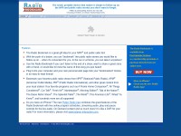 Desktop screenshot for radiobookmark.com