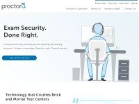 Desktop screenshot for proctoru.com
