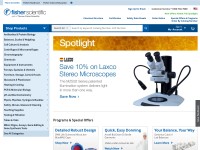 Desktop screenshot for fishersci.com