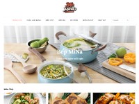 Desktop screenshot for bepmina.vn