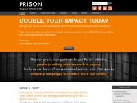 Desktop screenshot for prisonpolicy.org