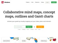 Desktop screenshot for mindomo.com