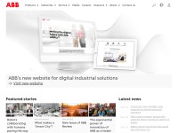 Desktop screenshot for abb.com