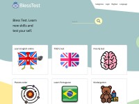 Desktop screenshot for blesstest.com