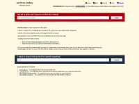 Desktop screenshot for archive.is