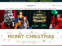 Desktop screenshot for tbdress.com
