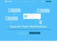 Desktop screenshot for catapush.com