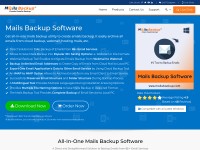 Desktop screenshot for mailsbackup.com