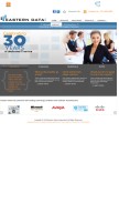 How easterndata.com looks like on a mobile device such as an iPhone.