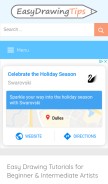 How easydrawingtips.com looks like on a mobile device such as an iPhone.