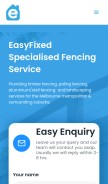 How easyfixed.com.au looks like on a mobile device such as an iPhone.
