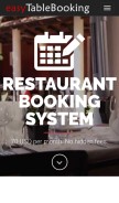 How easytablebooking.com looks like on a mobile device such as an iPhone.