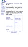 How easywebtutorials.com looks like on a mobile device such as an iPhone.