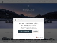 Desktop screenshot for lincoln.com