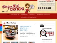 Desktop screenshot for recipesthatcrock.com