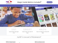 Desktop screenshot for myon.com