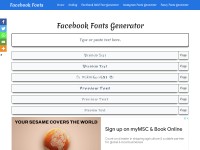 Desktop screenshot for facebook-fonts.netstudy.in