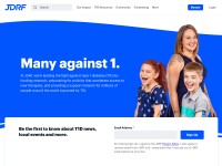 Desktop screenshot for jdrf.org